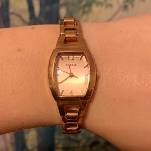 Fossil - Rose Gold-Toned Stainless Steel Watch